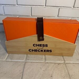 Pressman Designer Classics Chess & Checkers Game - NEW